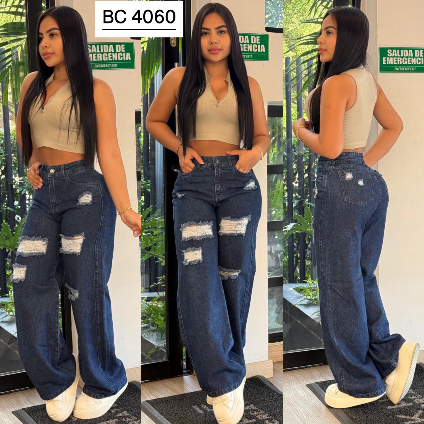 JEANS CARGO RIGIDO REF BC-4060