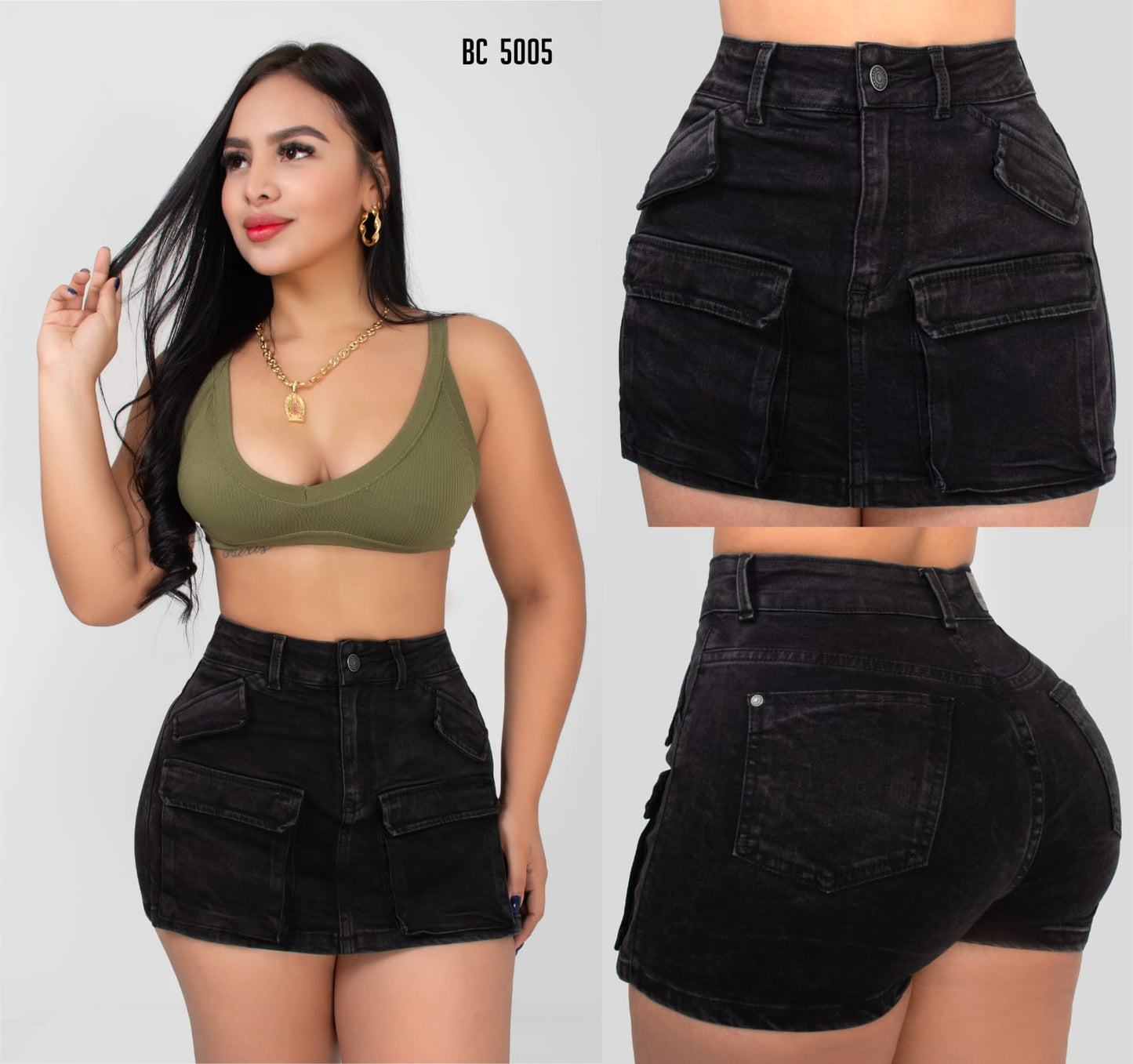FALDA SHORT STRETCH REF BC-5005