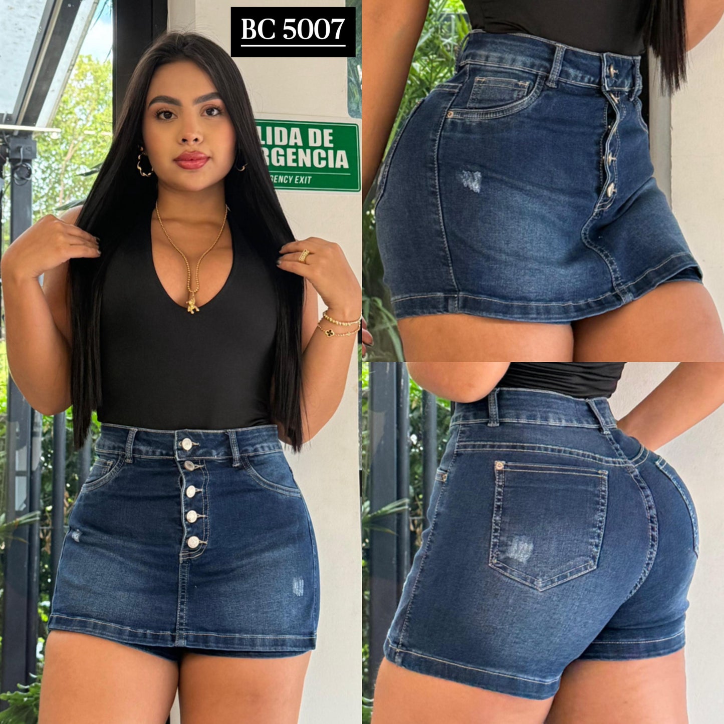 FALDA SHORT STRETCH REF BC-5007