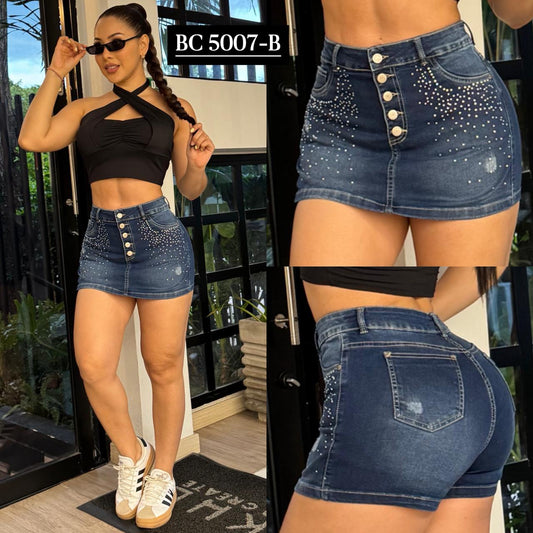 FALDA SHORT BRILLO REF BC-5007B