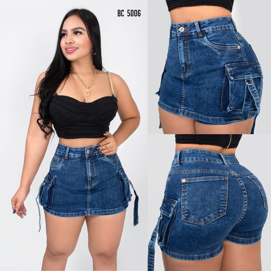 FALDA SHORT STRETCH REF BC-5006